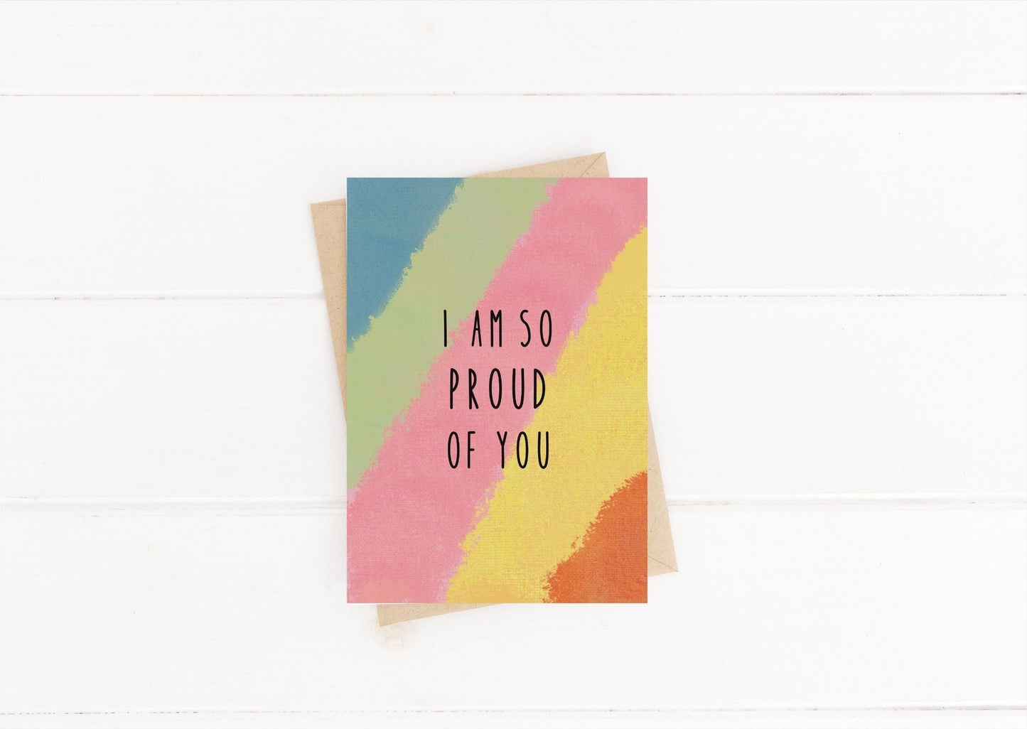 I am so proud of you