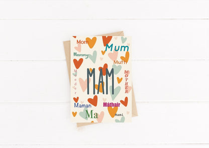 Mam, Mammy, Máthair, etc (Card)